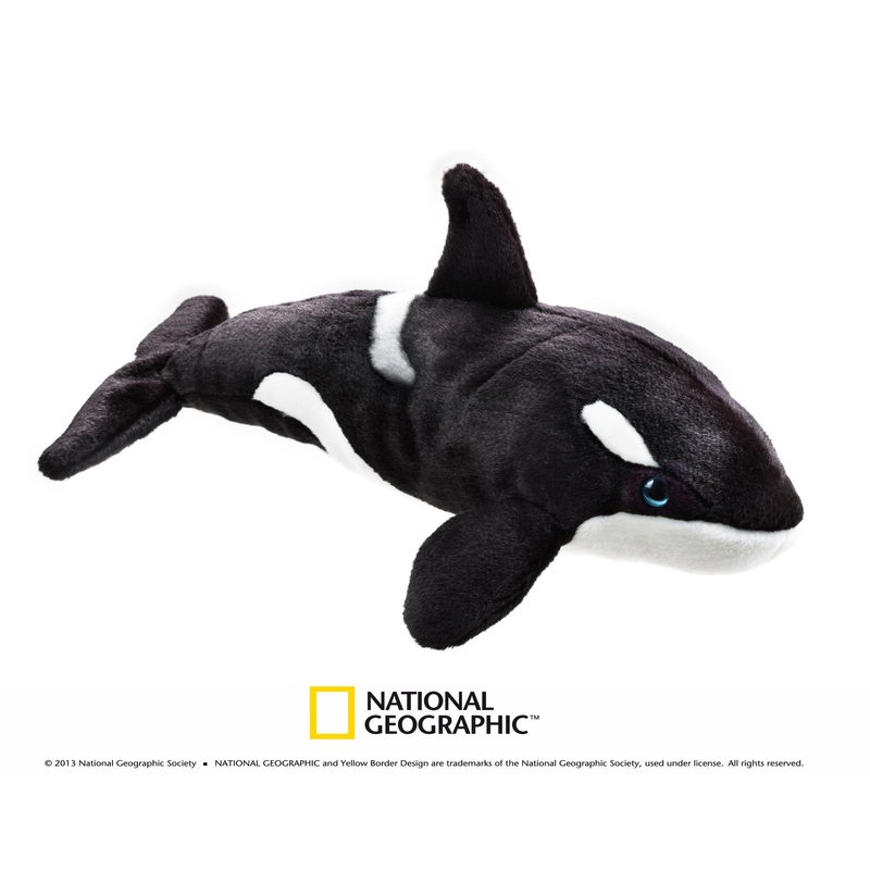 Jucarie din plus National Geographic Orca 40 cm