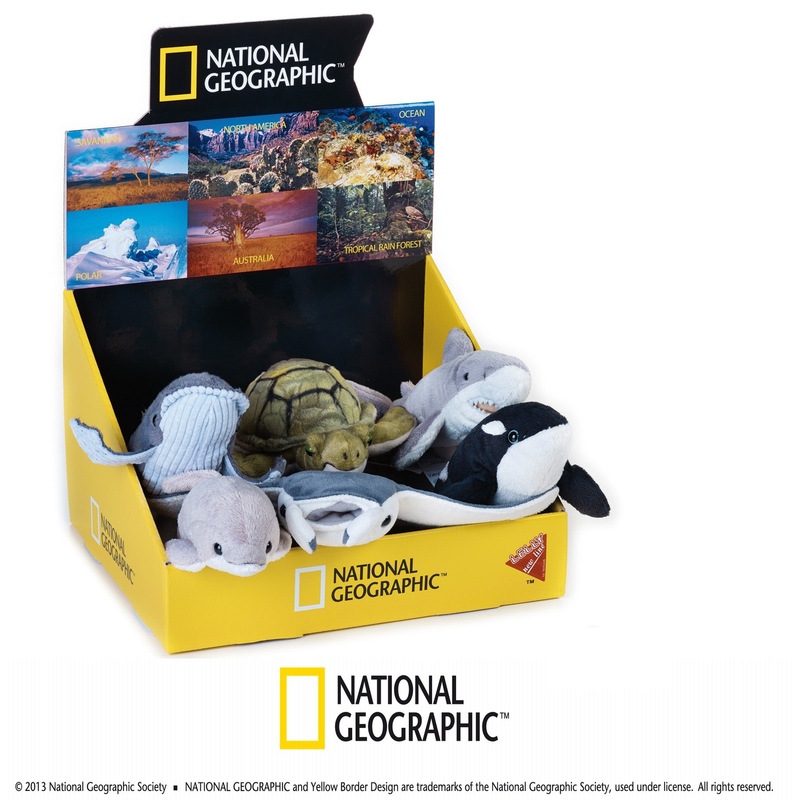 Jucarie din plus National Geographic Orca 40 cm