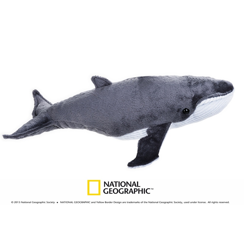 Jucarie din plus National Geographic Balena 40 cm