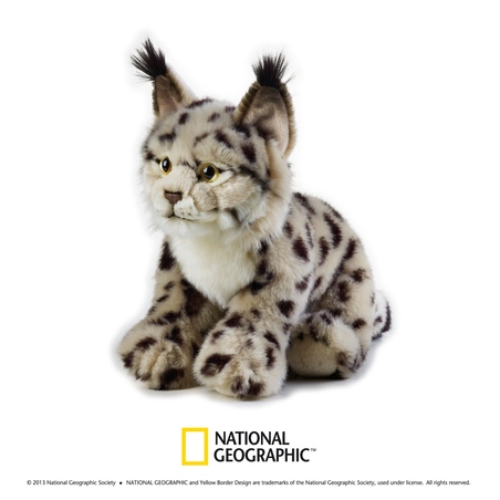 Jucarie din plus National Geographic Linx 25 cm