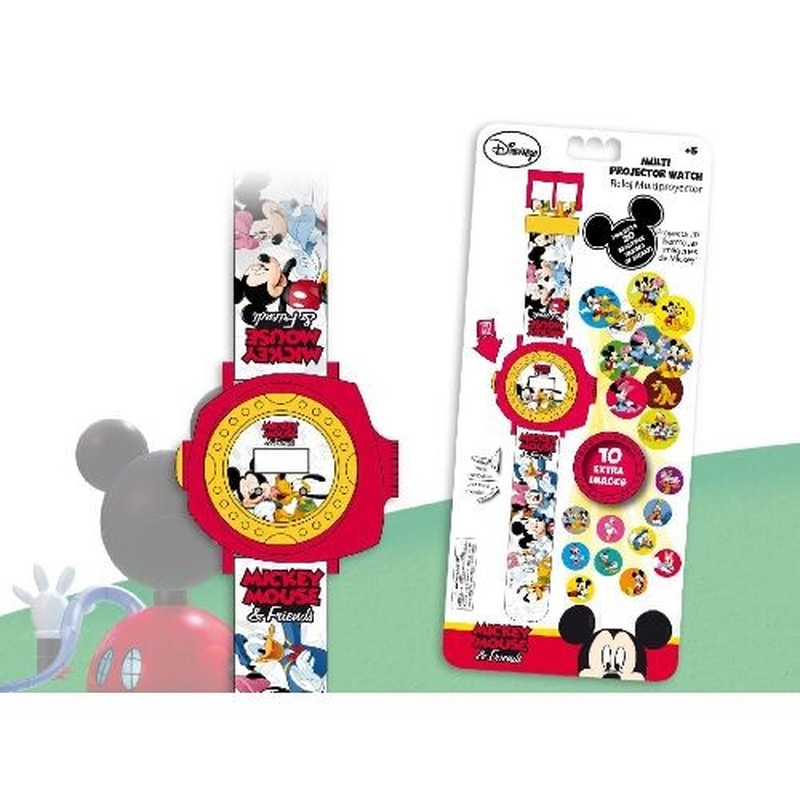 Ceas de mana digital cu proiector 20 imagini Mickey Mouse