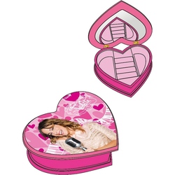 Caseta bijuterii in forma de inima compartimentata Disney Violetta