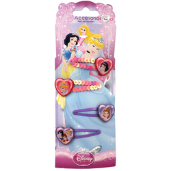 Set accesorii pentru par-clame Disney Princess