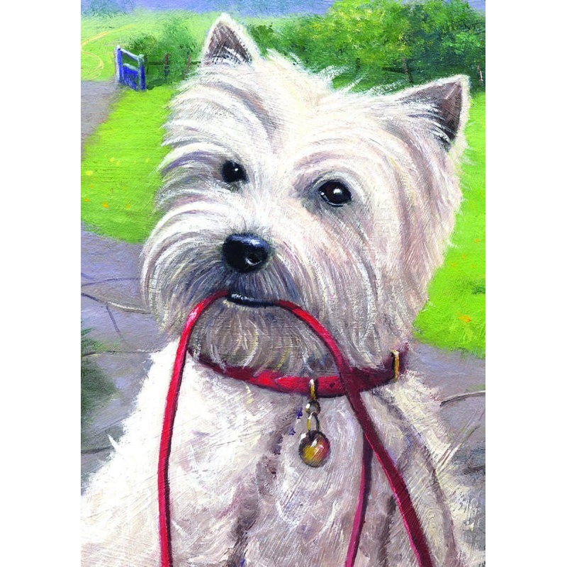 Prima mea minipictura pe numere junior - Catel Westie