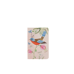 Set de 4 carnetele Eclectic Watercolour Birds