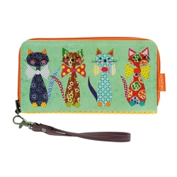 Eclectic Portofel cu fermoar Cats in Bowties