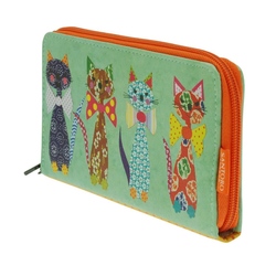 Eclectic Portofel cu fermoar Cats in Bowties