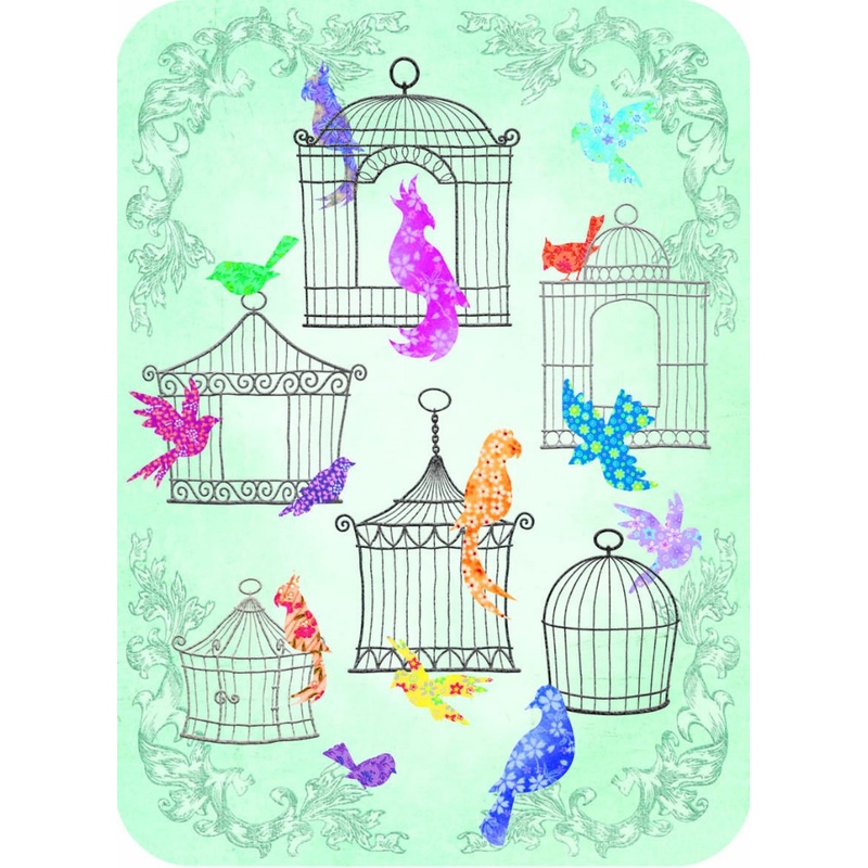 Felicitare Eclectic-Bird Cages 