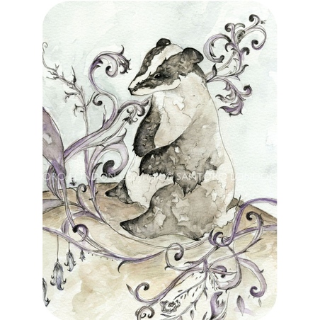 Felicitare Eclectic-The Badger    