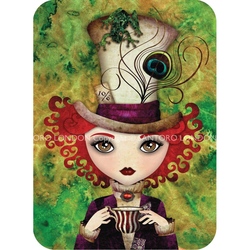 Felicitare Eclectic-Lady Hatter 