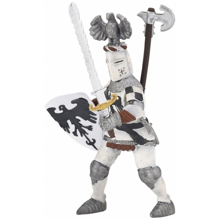 Figurina Papo - Cavaler cu pene alb
