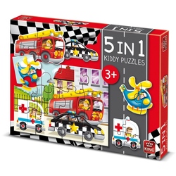 Puzzle 5 in 1 - Cars