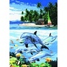Pictura pe panza - Delfini