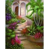 Set pictura artistica pe panza - Gradina tropicala 