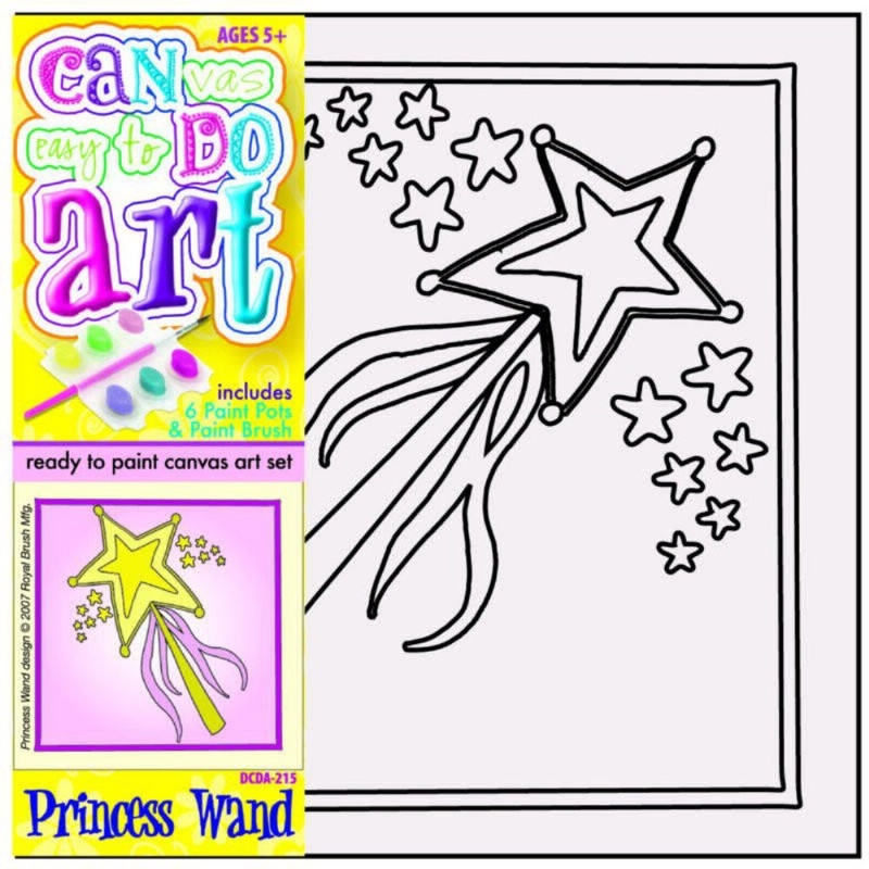 Pictura pe panza pentru copii Bagheta