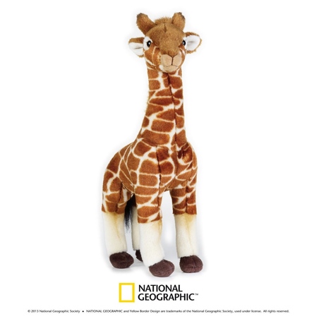 Jucarie din plus National Geographic Girafa 25 cm