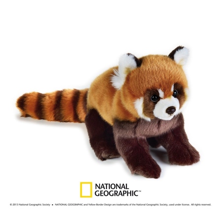 Jucarie din plus National Geographic Panda rosu 26 cm