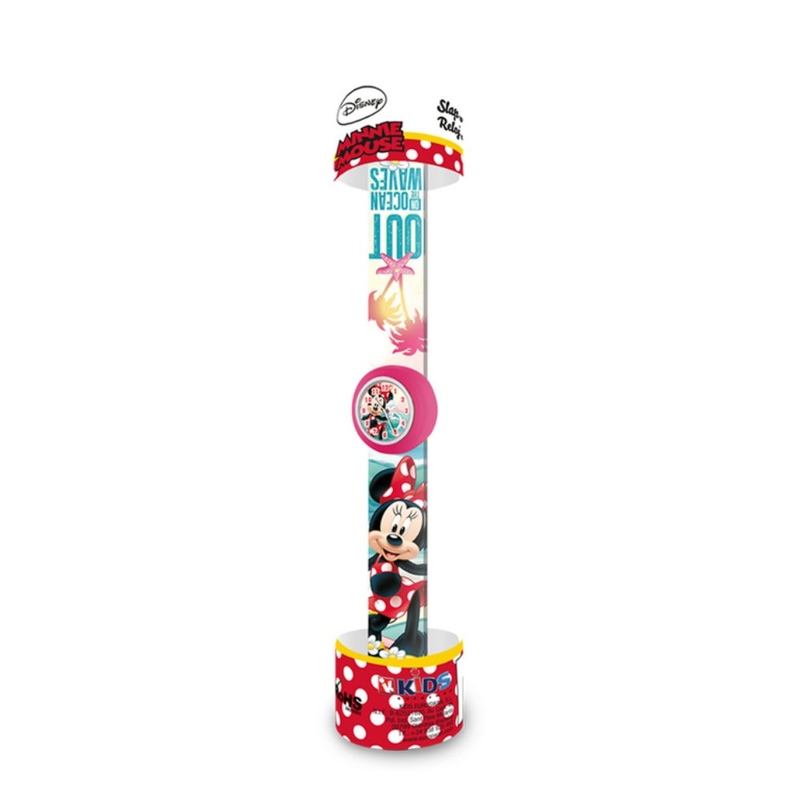 Ceas Minnie rosu de mana analogic bratara slap