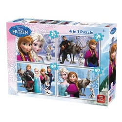 Puzzle 4 in 1 Frozen(35,50 piese)