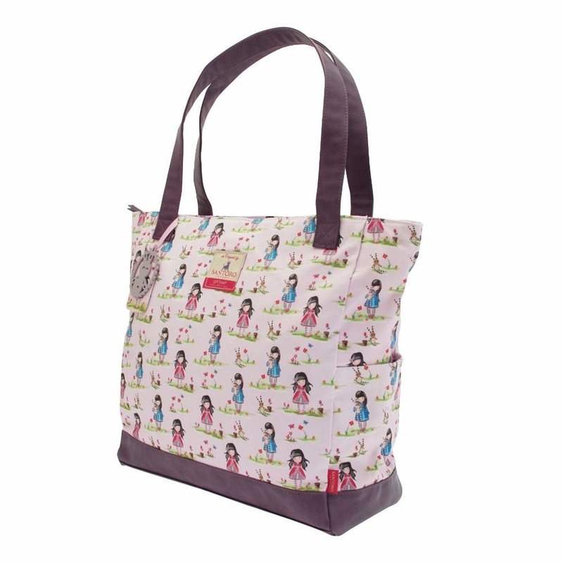Gorjuss Geanta manere maro-Pastel Ladybird