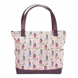 Gorjuss Geanta manere maro-Pastel Ladybird