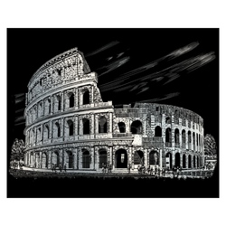 Gravura pe folie argintie-Colosseum