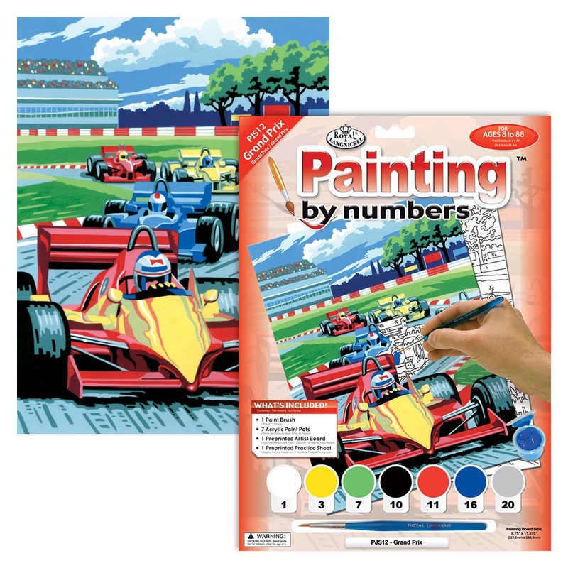 Prima pictura pe numere junior mica - Monopost carting