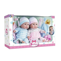 Set bebelusi gemeni cu paturica