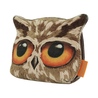 Portofel brodat mic Book Owls