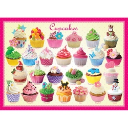 Puzzle 100 piese Cupcakes
