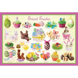 Puzzle 100 piese Sweet Easter