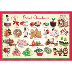 Puzzle 100 piese Sweet Christmas