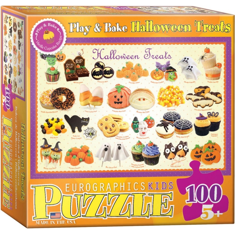 Puzzle 100 piese Halloween Treats