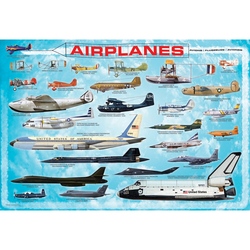 Puzzle 100 piese Airplanes