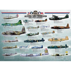Puzzle 1000 piese Allied Air Command World War II Bombers