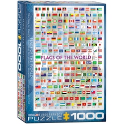 Puzzle 1000 piese Flags of the World