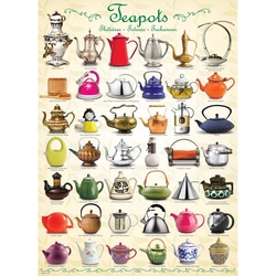 Puzzle 1000 piese Teapots