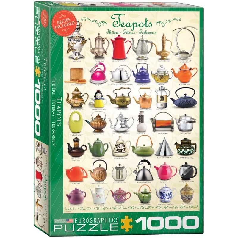 Puzzle 1000 piese Teapots