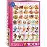 Puzzle 1000 piese Ice Cream Flavours