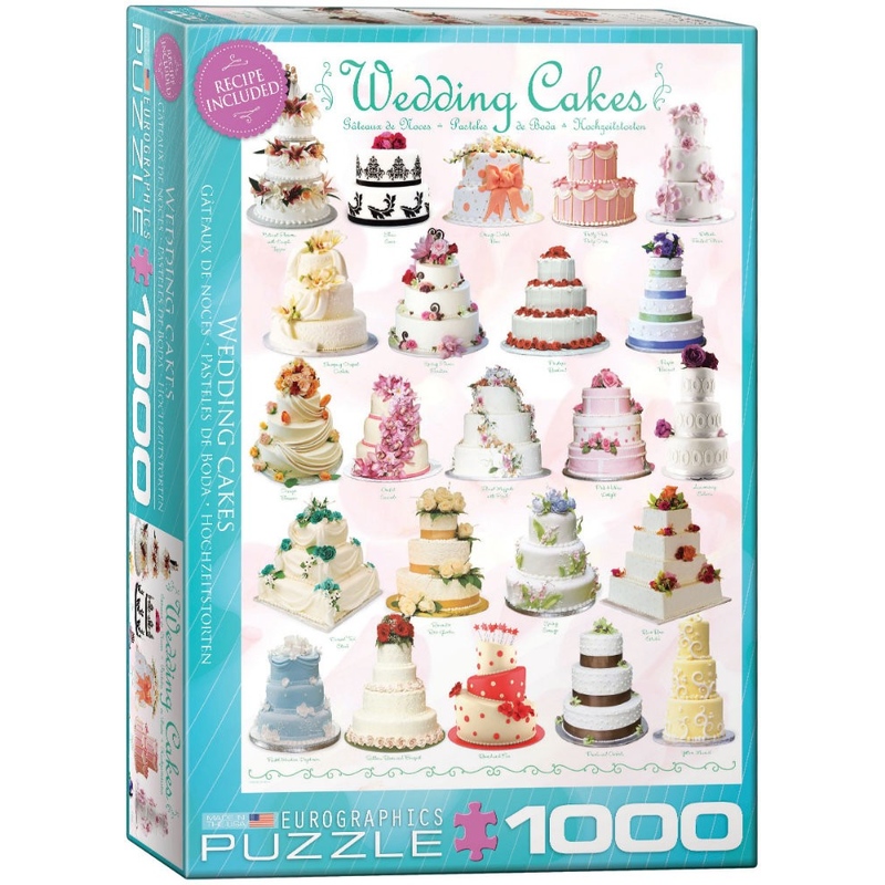 Puzzle 1000 piese Wedding Cakes
