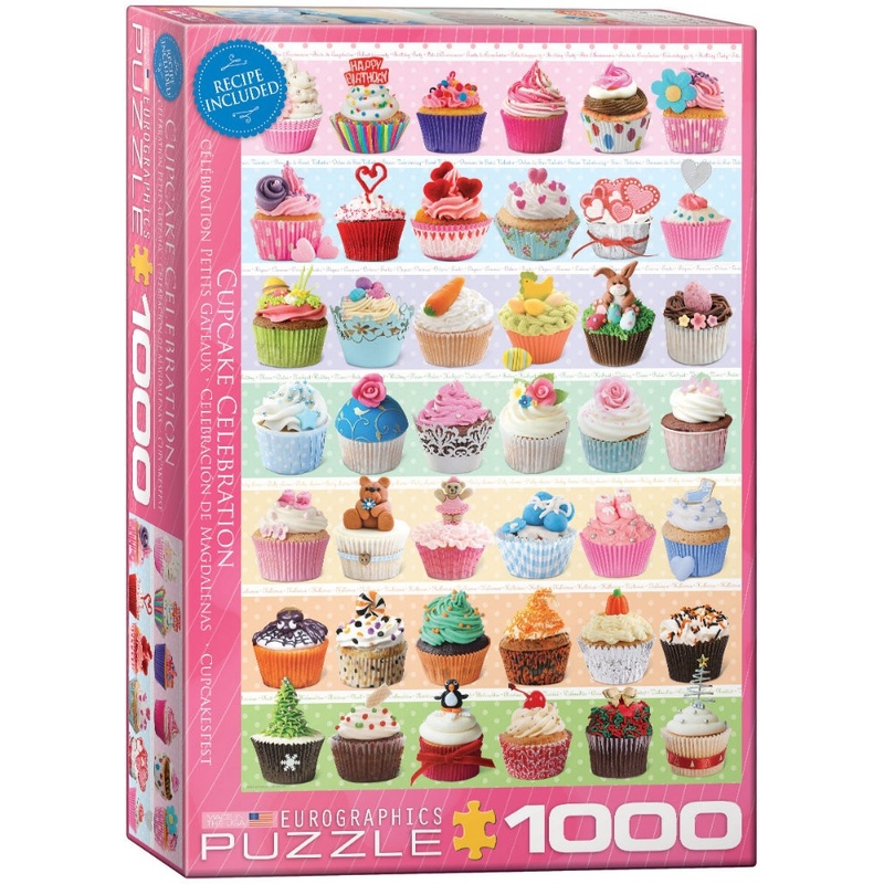 Puzzle 1000 piese Cupcake Celebration