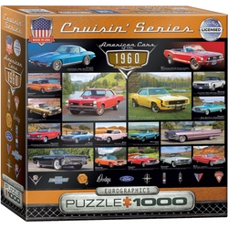 Puzzle 1000 piese American Cars of the 1960s