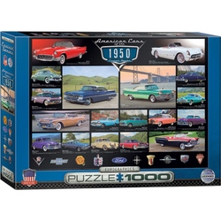 Puzzle 1000 piese American Cars of the 1950s