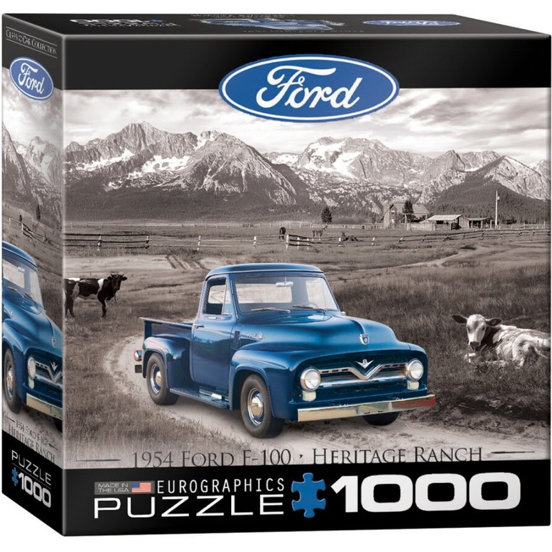 Puzzle 1000 piese 1954 Ford F-100 Heritage Ranch