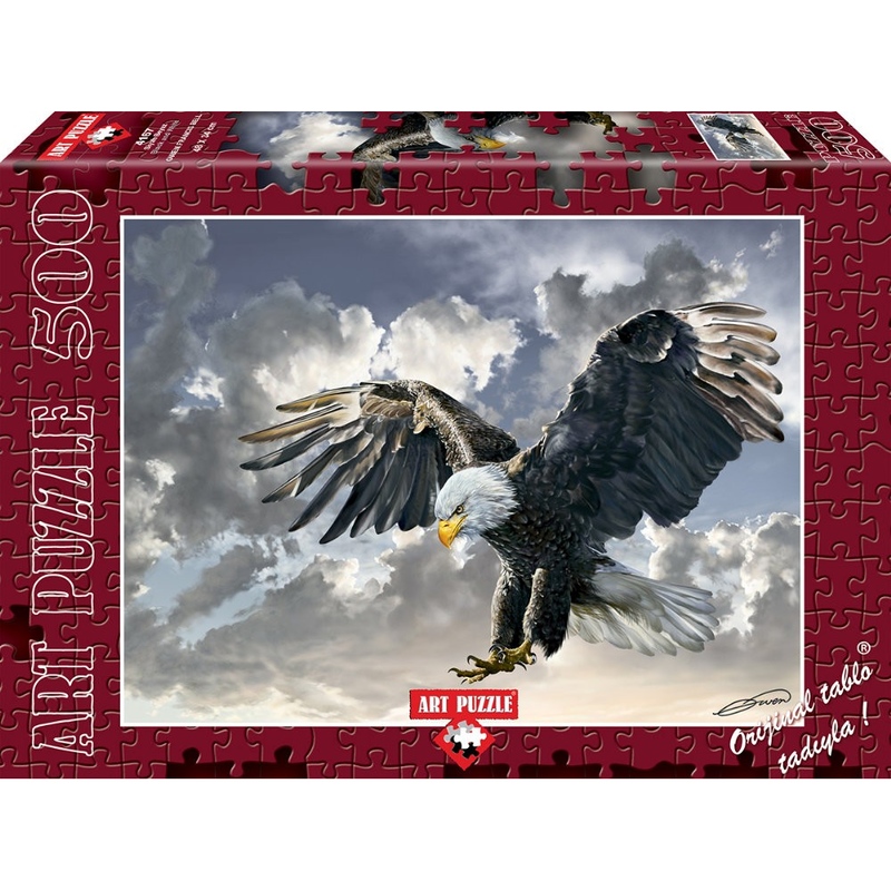 Puzzle 500 piese - Vultur - OWEN FRANCIS BELL