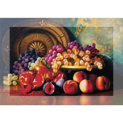 Puzzle 1000 piese - Parfumat - Figs, pomegranates and brass plate
