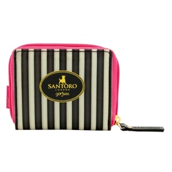 Gorjuss Stripes Portofel mic cu fermoar - Ladybird