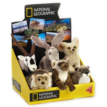 Jucarie din plus - National Geographic - Pui animal desert 15 cm