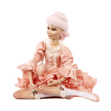 Statueta decorativa model Maria Antoaneta roz 30 cm