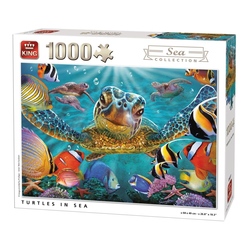 Puzzle 1000 piese Turtles In Sea